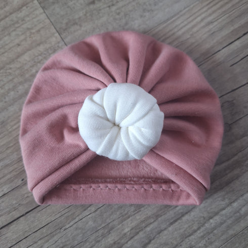 Turban nœud , buns ou simple en Polaire alpine- Oeko-Tex
